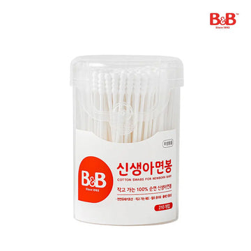 B&B Premium Cotton Swabs For Newborn Baby 210P